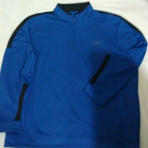 New Men's Callaway Golf 2XL Magnetic blue Sweater